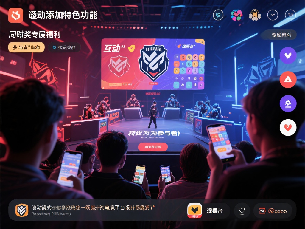 通过添加特色功能，如互动投票及竞猜玩法，观看者不仅